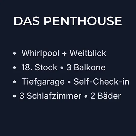 Апартаменты Das Penthouse Mit 3 Dachterrassen, Whirlpool & Panoramablick *