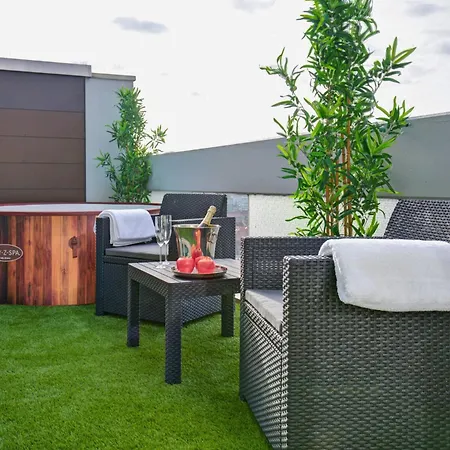 Apartamento Penthouse - Jacuzzi - Bbq - Dachterrasse *